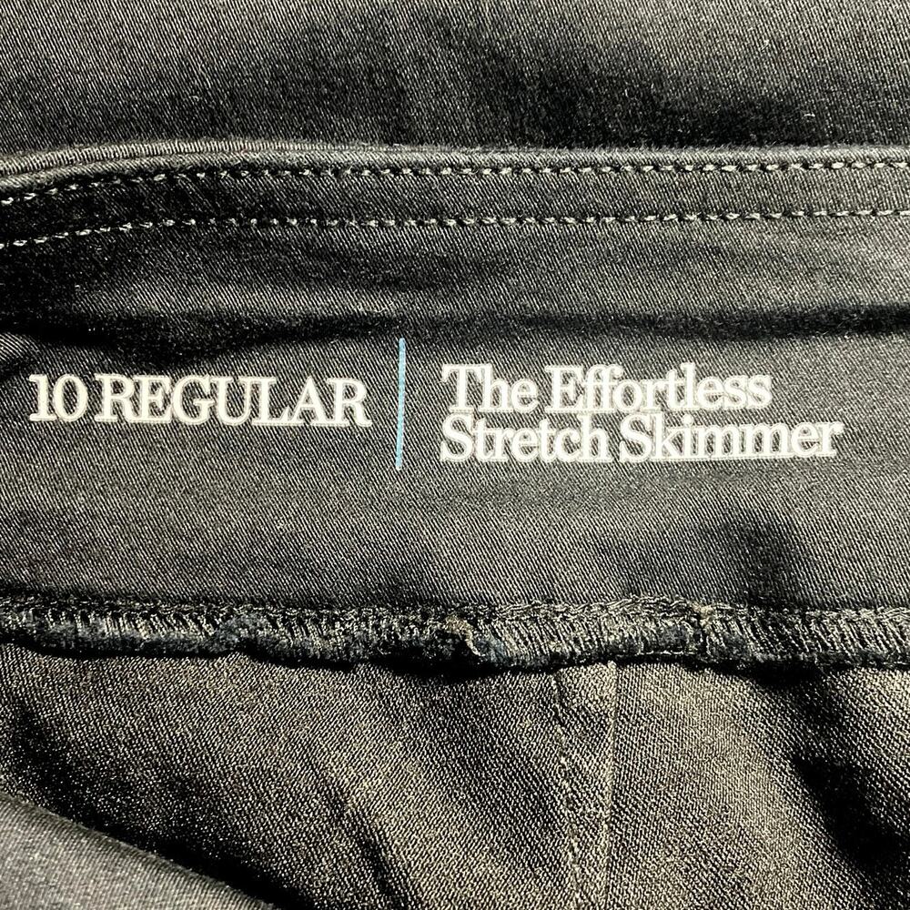 Croft & Barrow Women's Black Effortless Stretch Pull-On 16" Inseam Skimmer SZ 10 - Picture 6 of 7